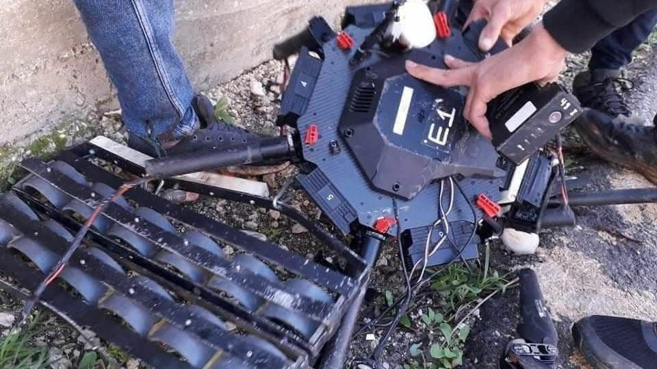 רחפן של צה"ל נפל במהלך עימותים עם פלסטינים בשטחים