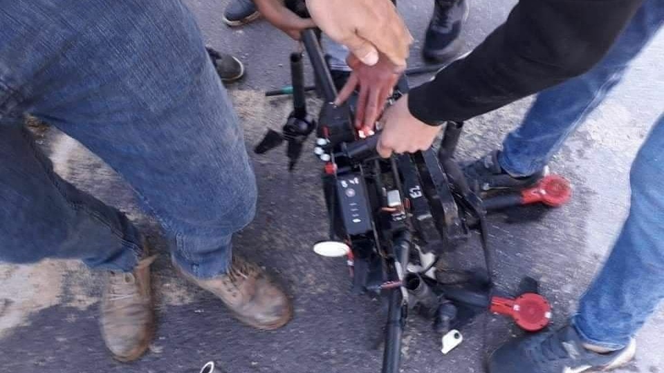 רחפן של צה"ל נפל במהלך עימותים עם פלסטינים בשטחים