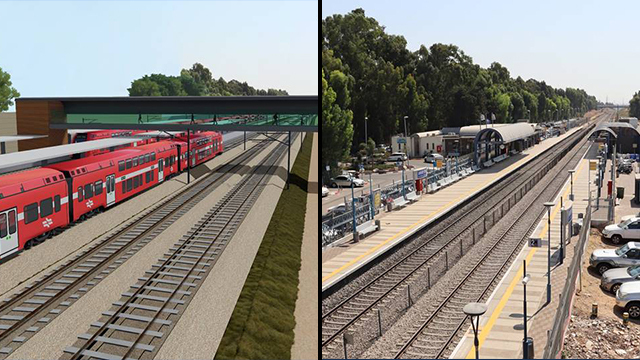 תחנת בית יהושע לפני ואחרי 