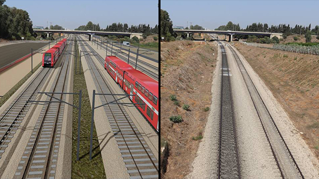 המסילה לפני ואחרי 