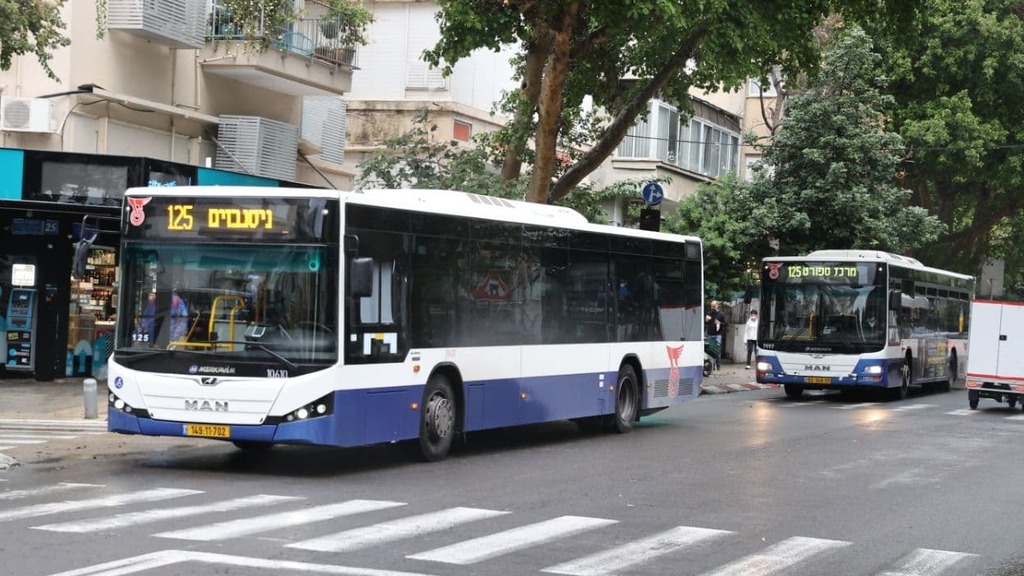 Автобусы в Тель-Авиве 