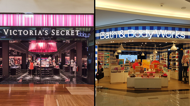 Магазины Victoria's Secret и Bath & Body Works (Фото: shutterstock) ויקטוריה סיקרט ו-Bath & Body Works