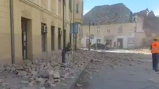 קרואטיה פטריניה אזור הרס רעידת אדמה 6.3