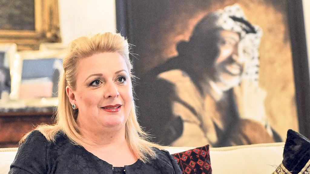 Suha El Kodwa Arafat, Yasser Arafat's widow 