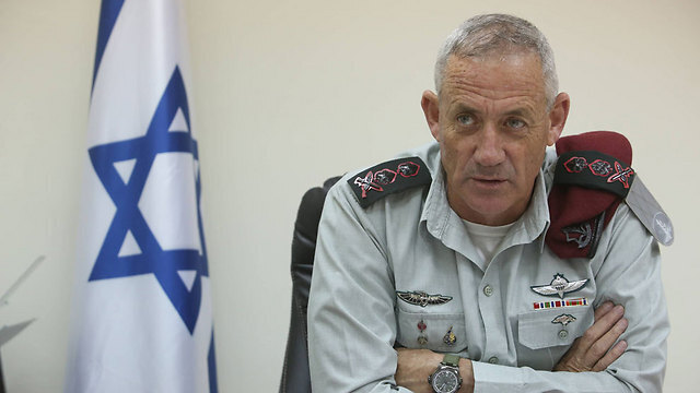 Benny Gantz during his term as IDF chief of staff 