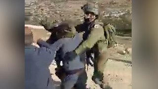 ירי לעבר פלסטיני במהלך עימותים עם צה"ל בדרום חברון