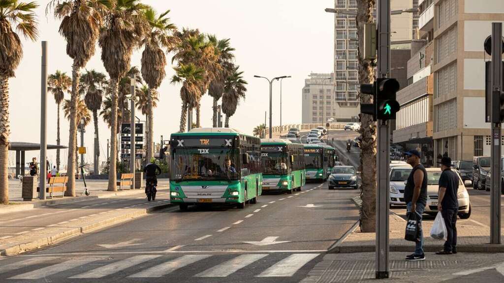 Автобусы "Эгед" в Тель-Авиве
