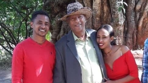 האב והילדים שנשארו באתיופיה