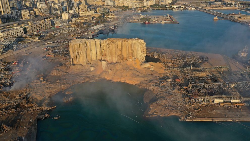 The aftermath of the massive explosion at Beirut's port 