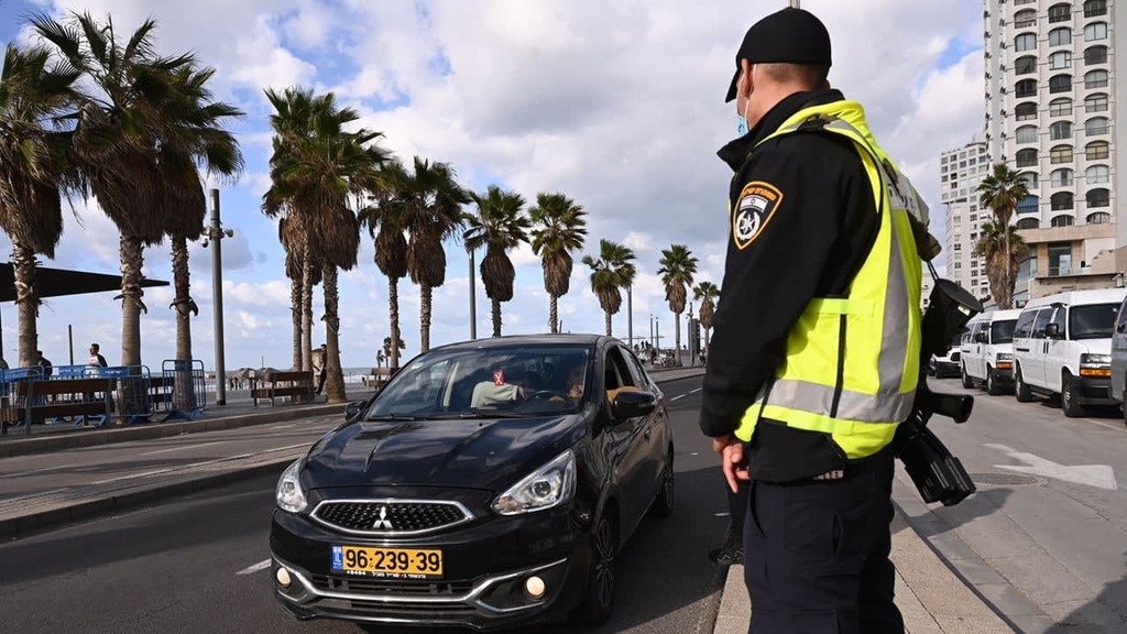 אכיפת משטרה בטיילת תל אביב