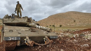 טנקים באימון בבקעת הירדן