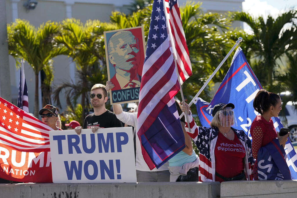תומכיו של דונלד טראמפ ב פלורידה 