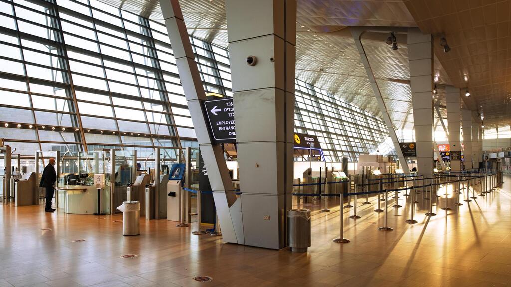 נמל התעופה בן גוריון נתב"ג שומם אחרי סגירתו מחשש ל מוטציה מוטציות קורונה
