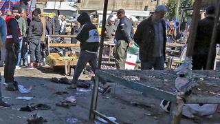 פיגוע התאבדות כפול ב שוק של בגדד עיראק דאעש