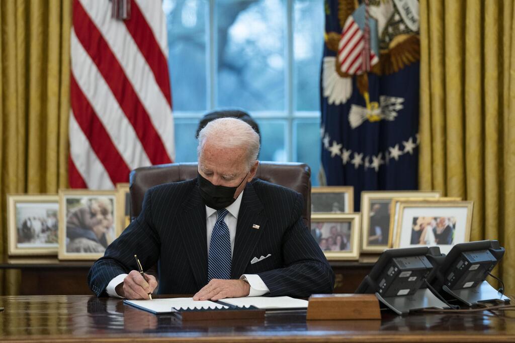 U.S. President Joe Biden in the Oval Office  