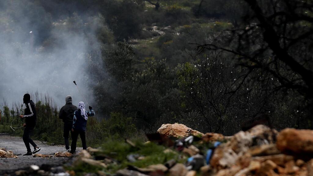 עימותים בין חיילי צה"ל לפלסטינים בהתנחלות קדומים ליד שכם