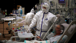 מחלקת קורונה בבית חולים בצפת