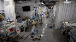 מחלקת קורונה בבית חולים בצפת