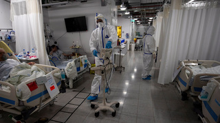 מחלקת קורונה בבית חולים בצפת