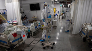 מחלקת קורונה בבית חולים בצפת