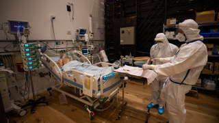 מחלקת קורונה בבית חולים בצפת