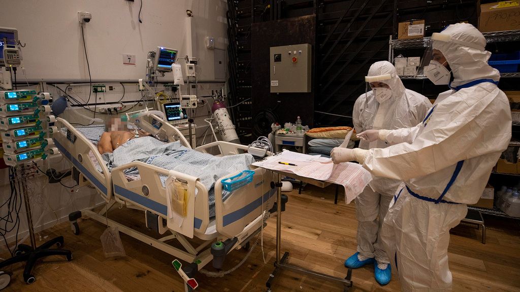 מחלקת קורונה בבית חולים בצפת