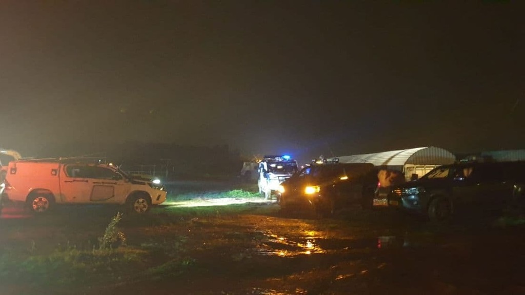 Ферма Сде-Эфраим (Фото: пресс-служба местного совета Биньямин) זירת האירוע בחווה החקלאית בשדה אפרים