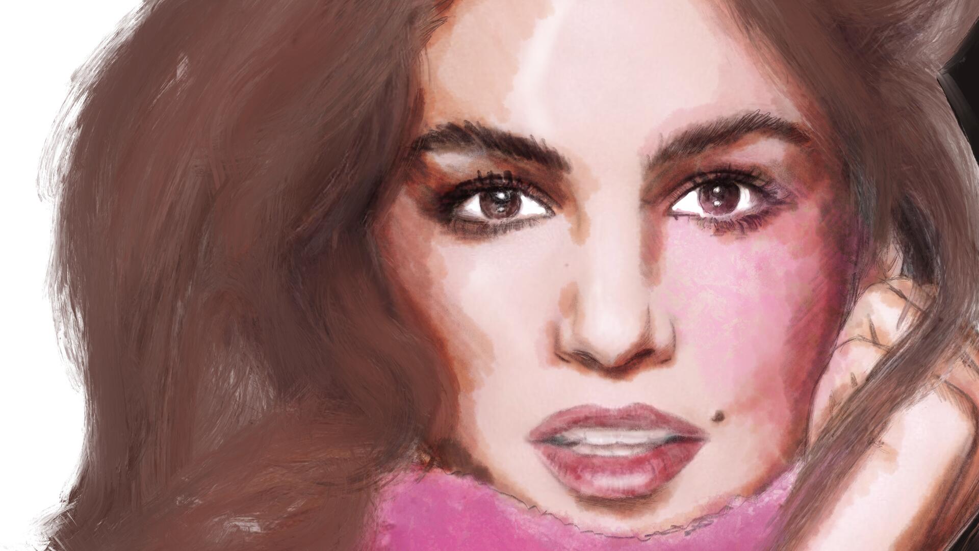 סינדי קרופורד במחווה מאוירת