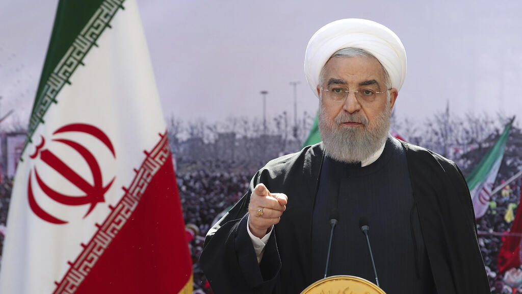 נשיא איראן חסן רוחאני נאום 42 שנה למהפכה האיסלאמית