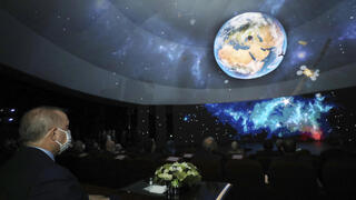 נשיא טורקיה רג'פ טאיפ ארדואן מכריז על תוכנית חלל