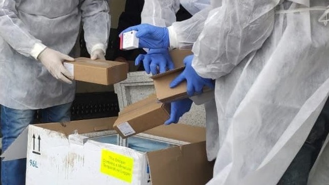 עזה מקבלת לראשונה חיסונים מהרש"פ באישור ישראל