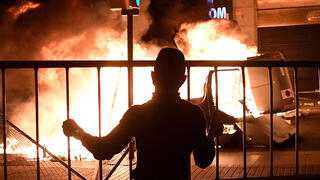 ספרד ברצלונה מהומות הפגנת מחאה ראפר פאבלו האסל
