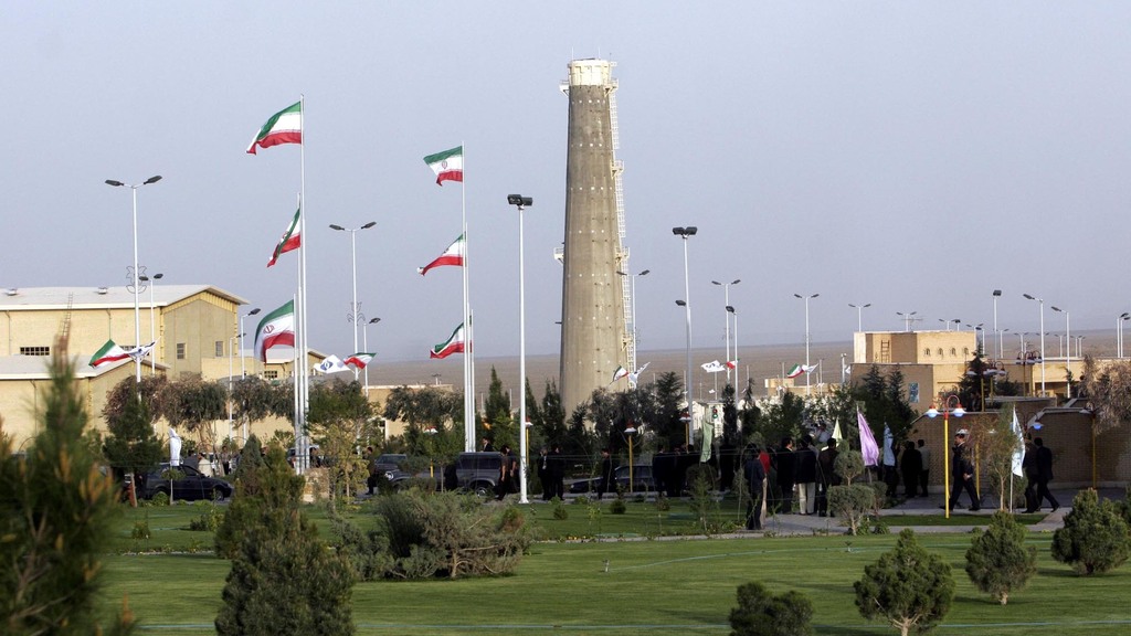 Natanz uranium enrichment facility in Iran 