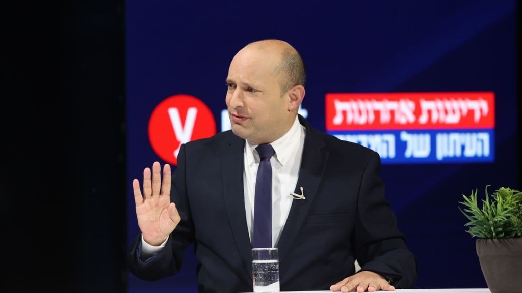 Нафтали Беннет (Фото: Алекс Коломойский) ועידת ידיעות אחרונות ו - ynet בנייני האומה ירושלים 2021