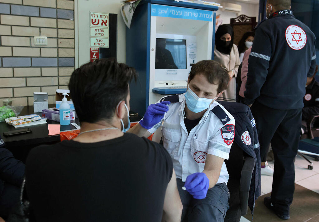 חיסון קורונה במחסום קלנדיה
