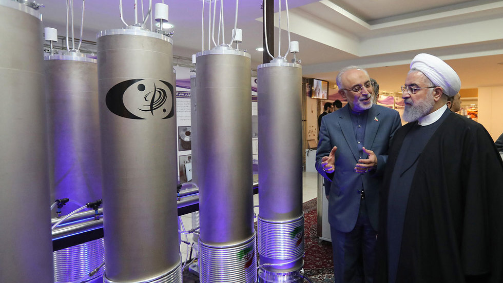 Iranian President Hassan Rouhani visits one of the country's nuclear sites 