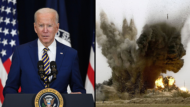 ג'ו ביידן נשיא ארה"ב פיצוצים של GBU-38 בעיראק 2008