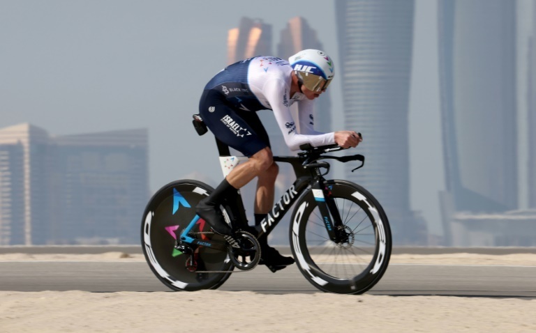Chris Froome during the UAE Tour 