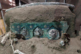 מרכבה התגלתה באתר הארכיאולוגי פומפיי