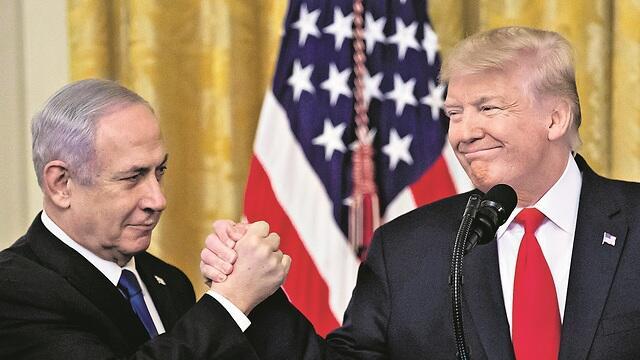 Benjamin Netanyahu and Donald Trump 