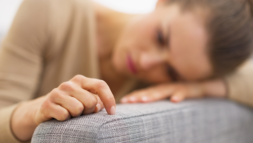 женщина грусть 