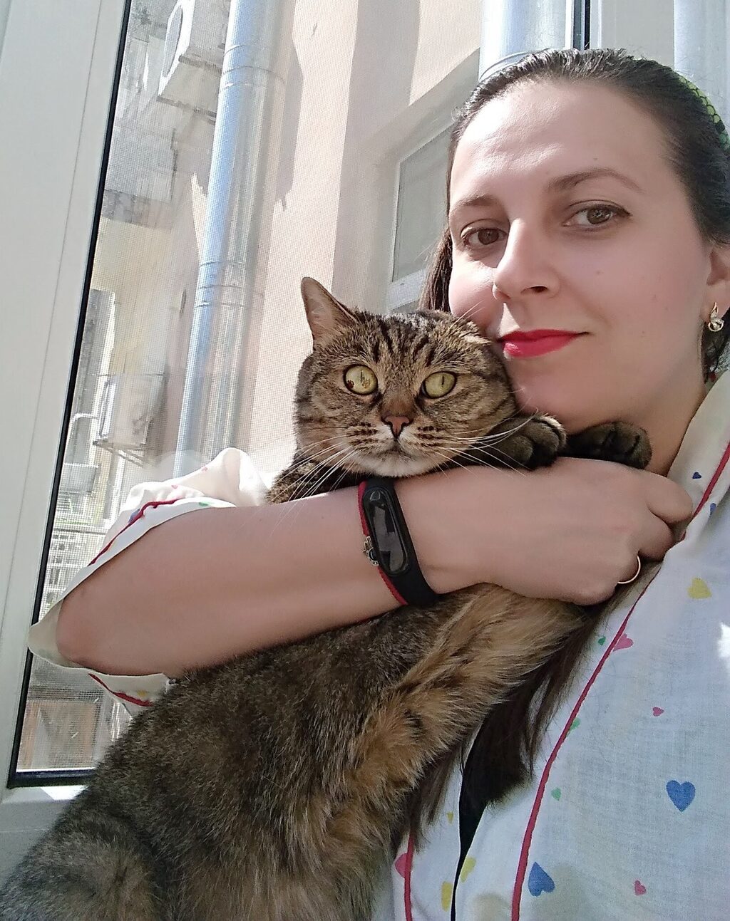 Ольга Руденко из Киева с котом