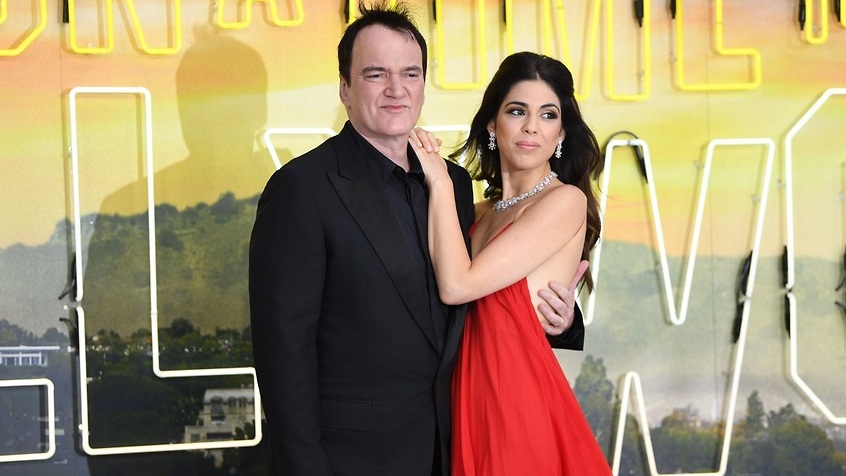 Quentin Tarantino and his wife Daniela Pick at the 2019 premier of 'Once Upon a Time in Hollywood' 
