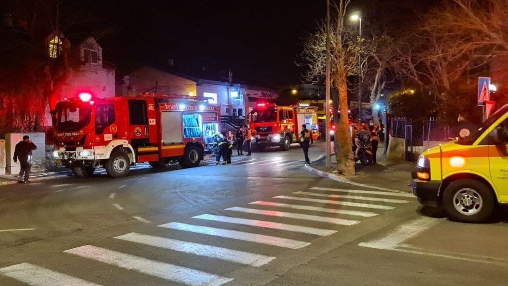 זירת האירוע. המשטרה פתחה בחקירה