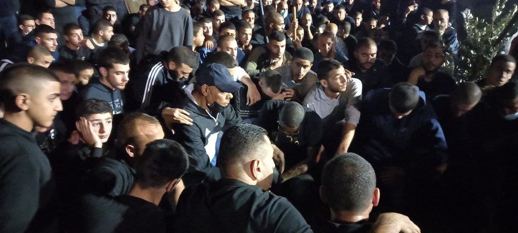 הלוויה של הנער מוחמד עדס