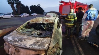 נהג נספה ברכב שעלה באש בכביש 471