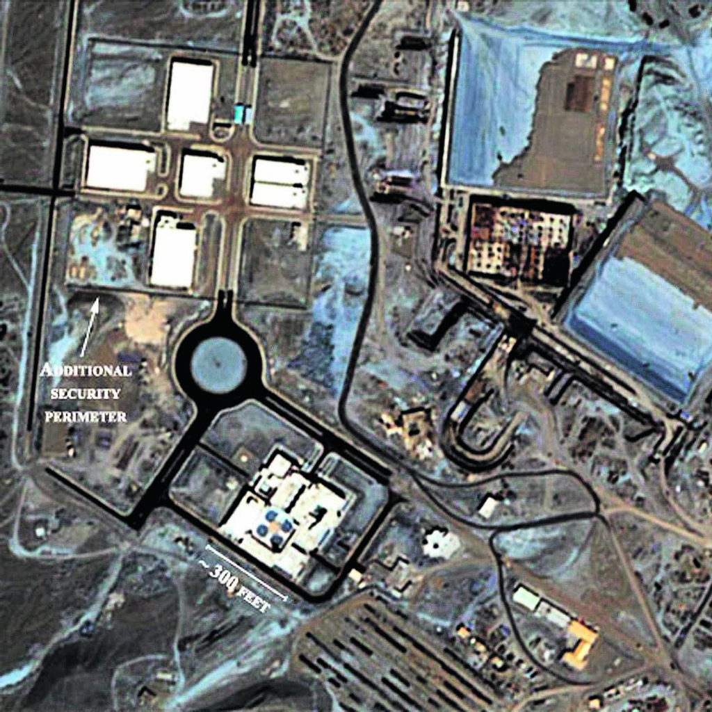 צילום לווין של נתנז באיראן