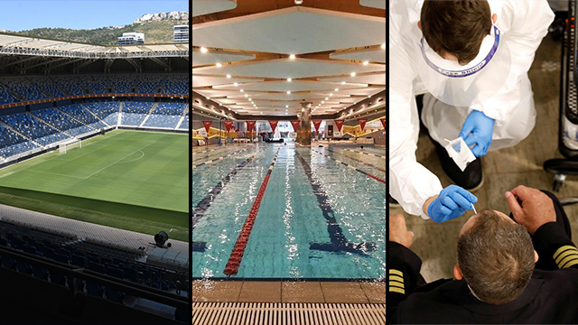 Stadiums, pools and airports 