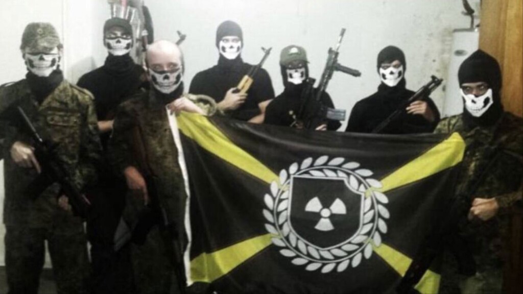 Members of the Atomwaffen Division 