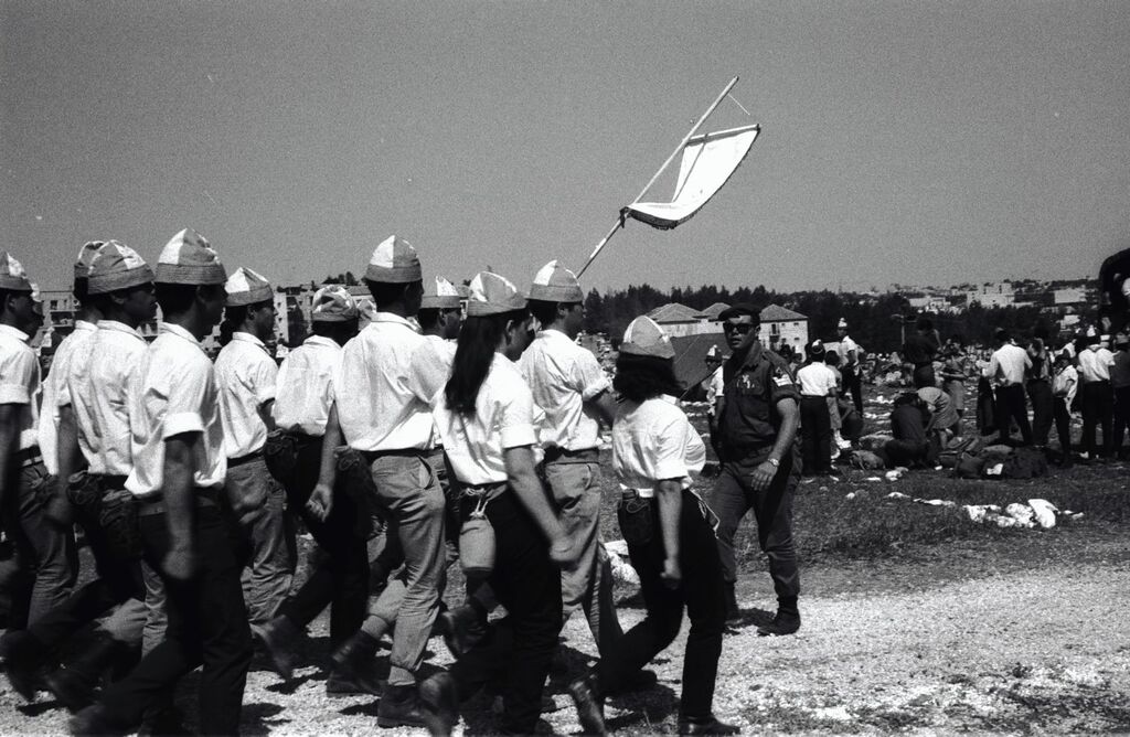  1968 בירושלים - צעדת שלושת הימים בחוה"מ פסח 